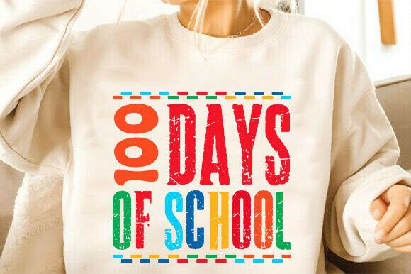 100 Days of School Png Svg