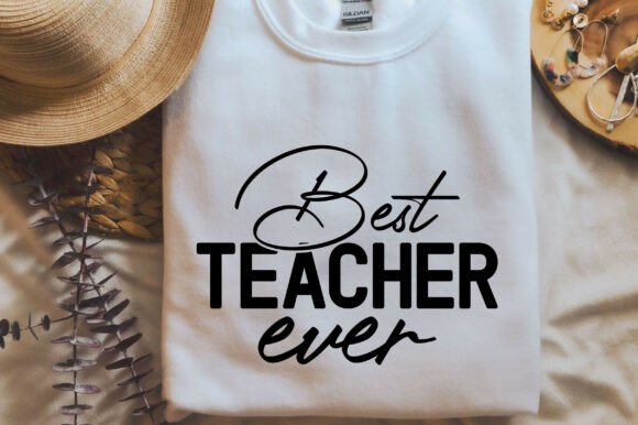 Best Teacher Ever SVG PNG for Real Embroidery Projects