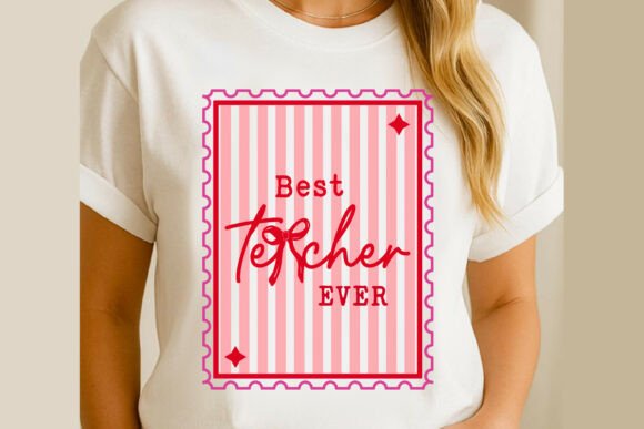 Best Teacher Ever SVG PNG, Teacher Graphics