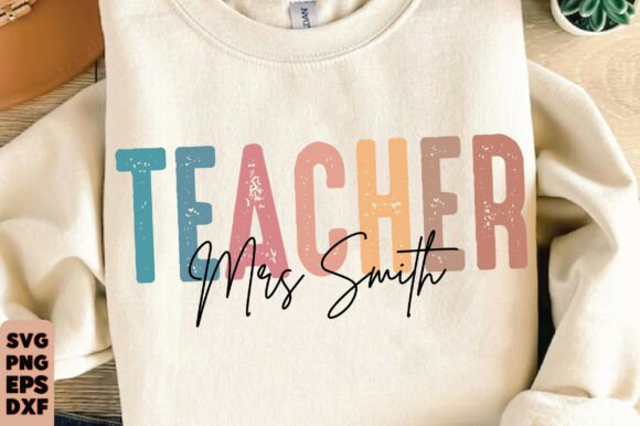 Custom Teacher Sweatshirt SVG PNG: A Graphics Asset for T-Shirt Designs and Content Publishing