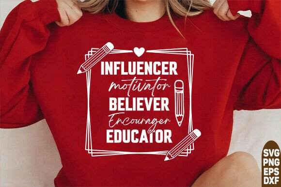 Educator SVG & PNG: A Versatile Graphic Design Asset for T-Shirt Projects