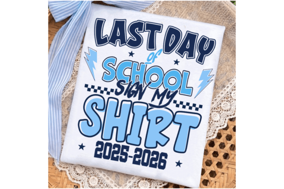 Girls Last Day of School Autograph SVG