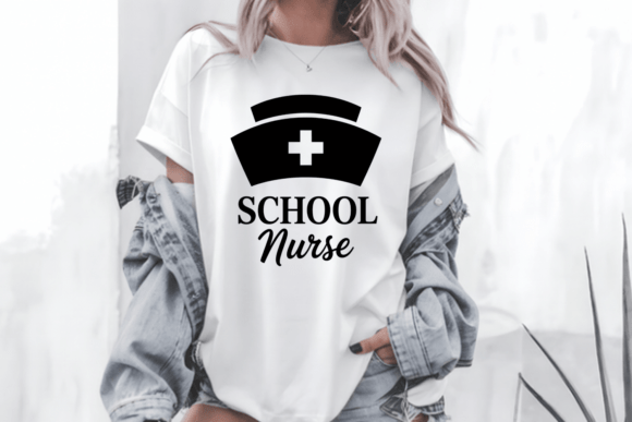School Nurse SVG and PNG: A Versatile Graphic for T-Shirt Designs and Merch