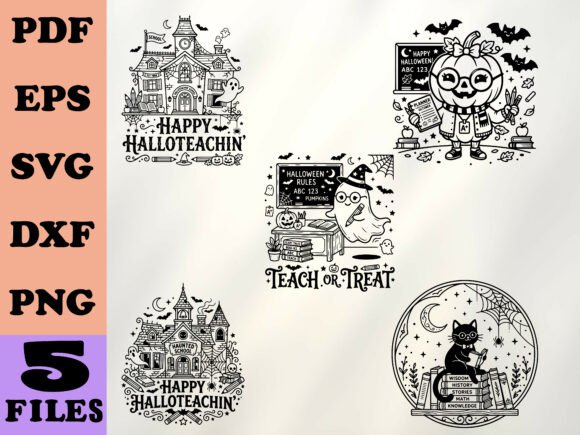 Spooky Teacher Halloween SVG Bundle