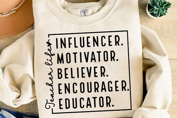 Teacher Life SVG PNG: Graphics for T-Shirt Designs