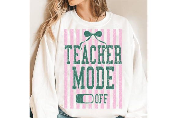Teacher Mode off SVG, Teacher Summer PNG Graphics